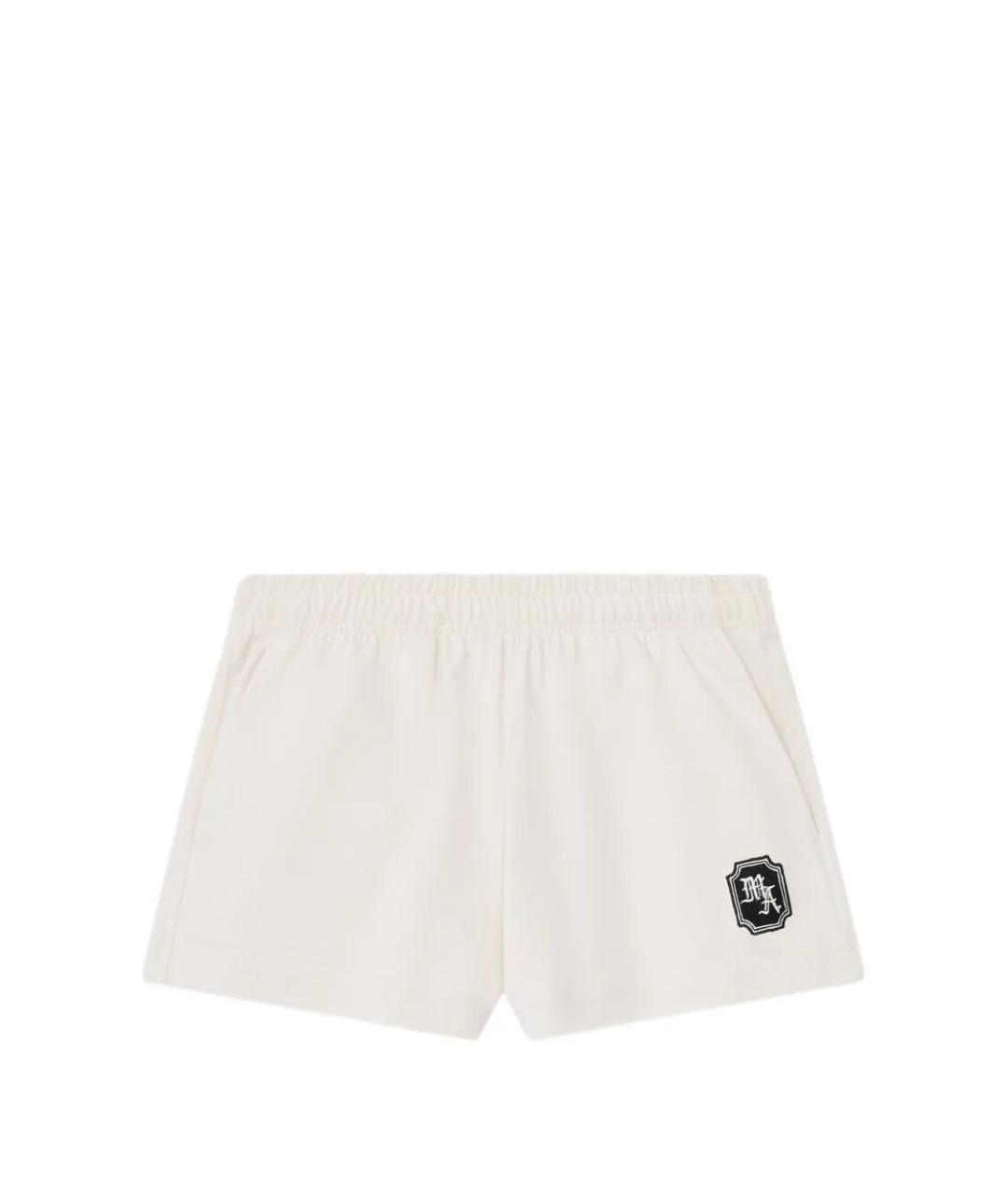 AMIRI Белые хлопковые шорты, фото 1