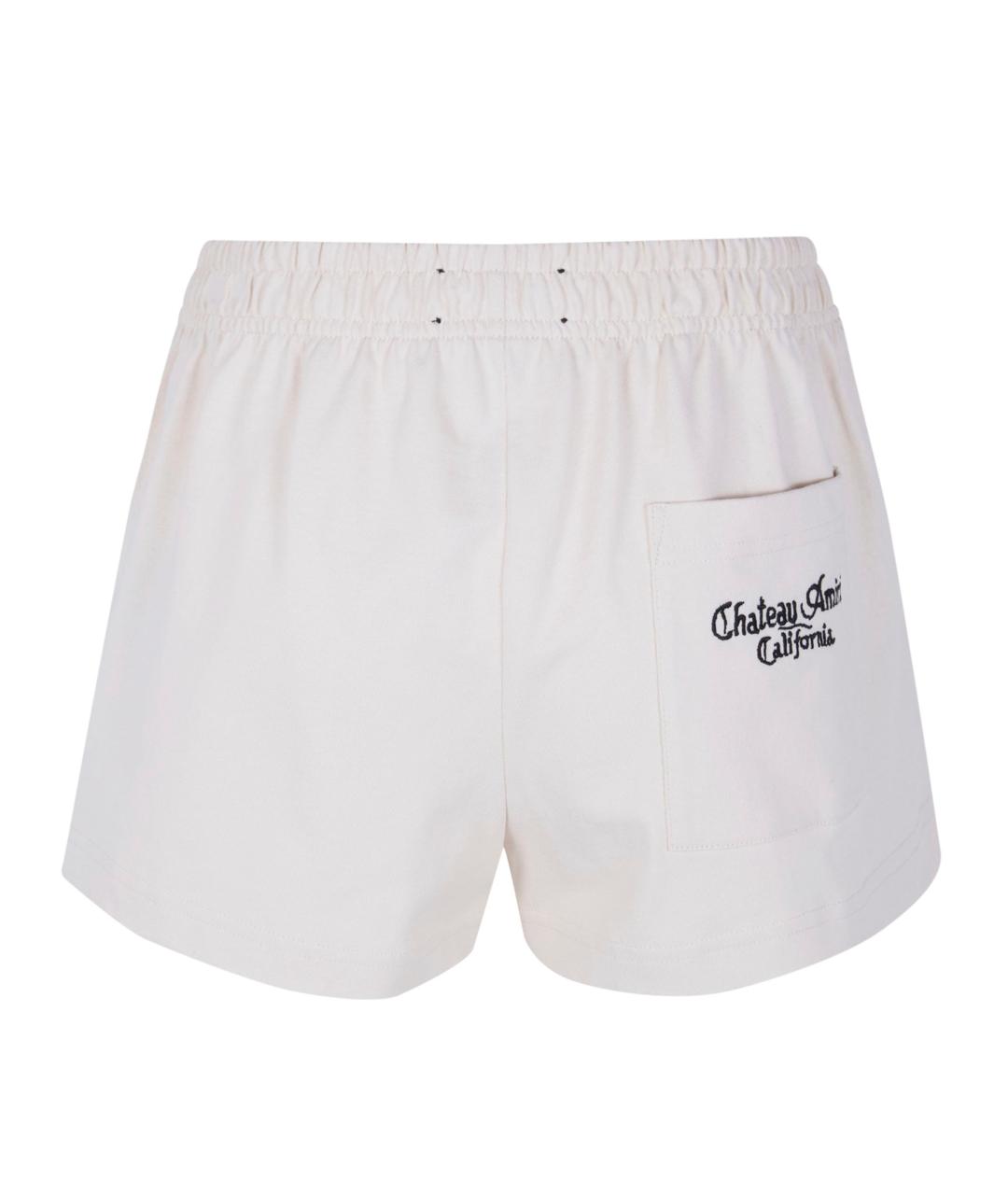 AMIRI Белые хлопковые шорты, фото 4