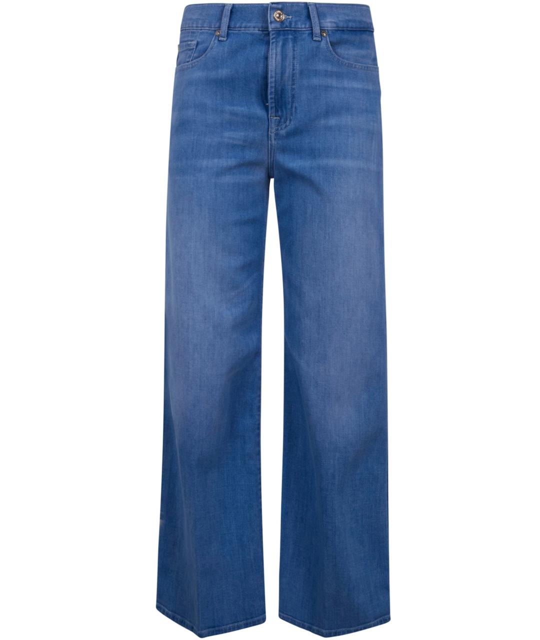 7 FOR ALL MANKIND Хлопковые прямые джинсы, фото 1