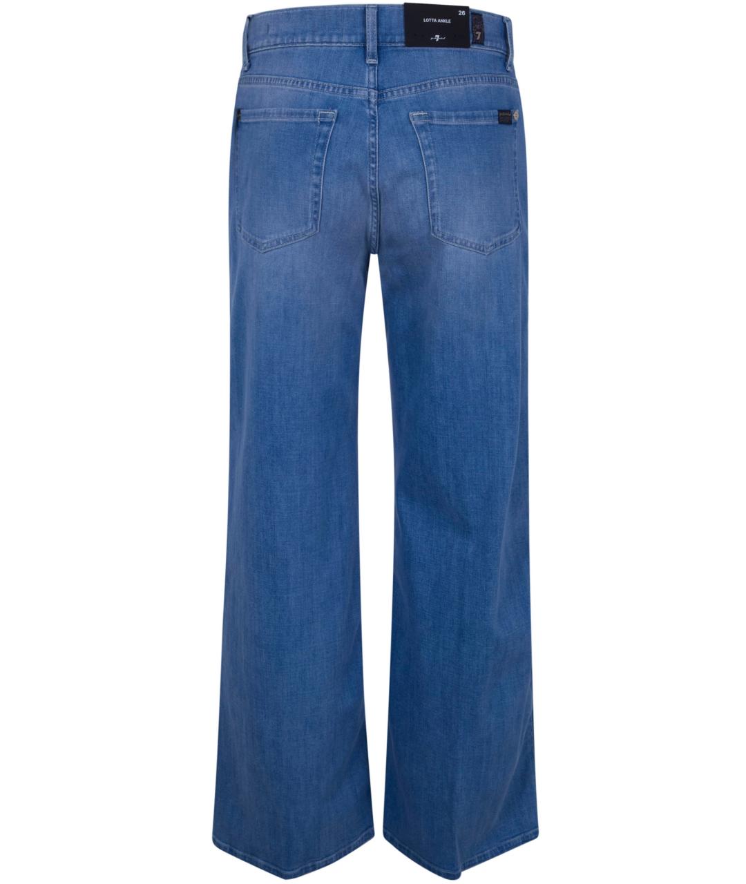 7 FOR ALL MANKIND Хлопковые прямые джинсы, фото 2