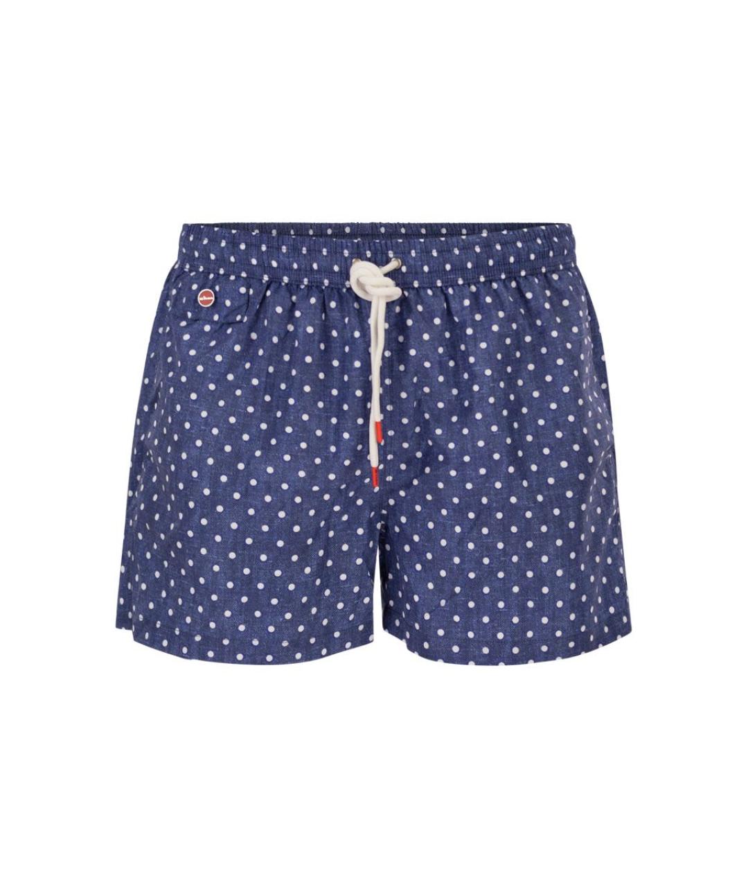 KITON Синие полиэстеровые плавки, фото 1