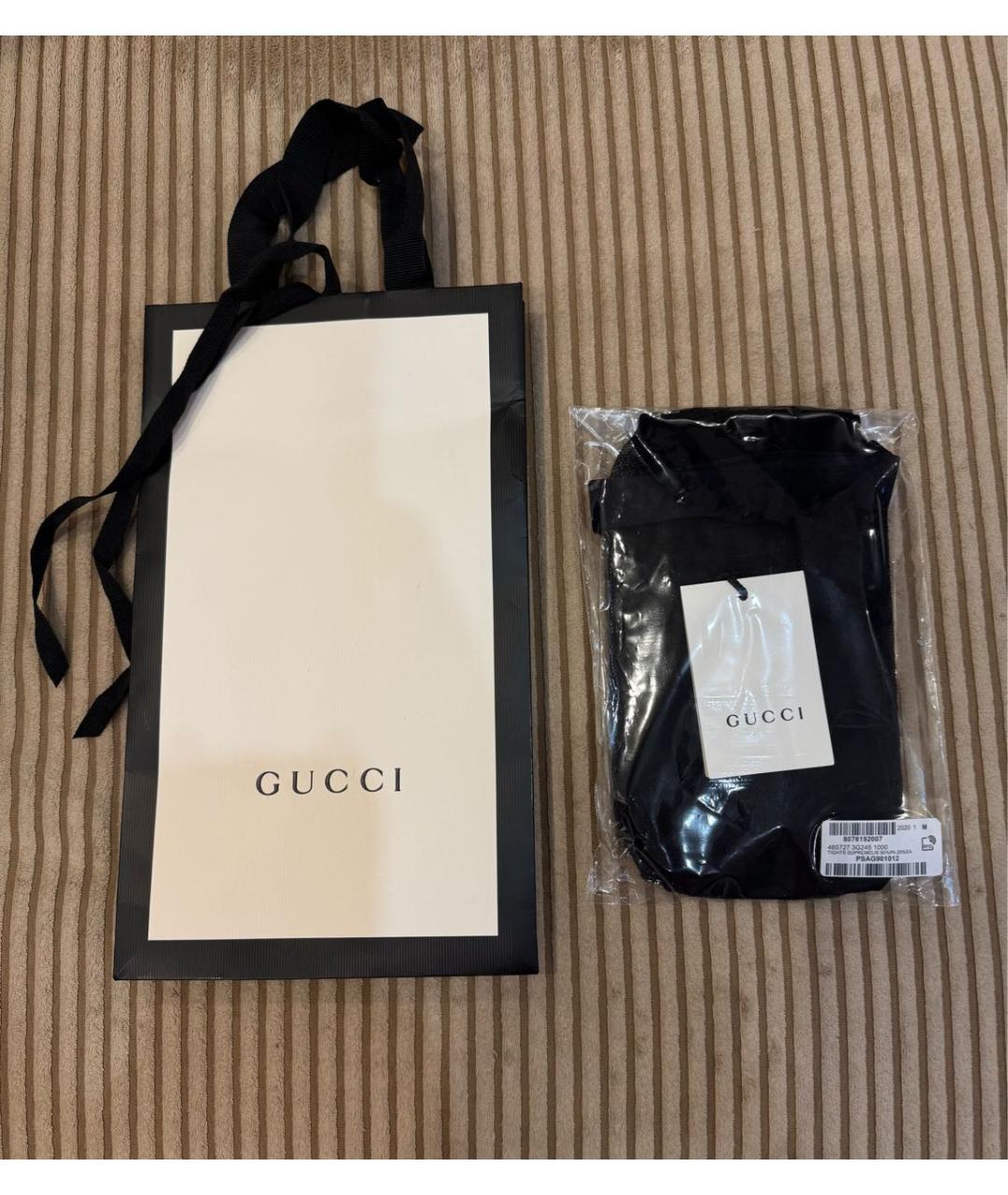 GUCCI Черные носки, чулки и колготы, фото 4