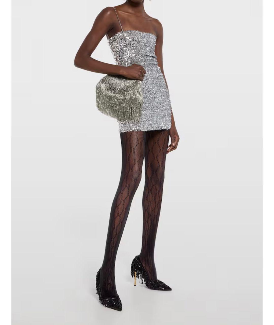 GUCCI Черные носки, чулки и колготы, фото 3