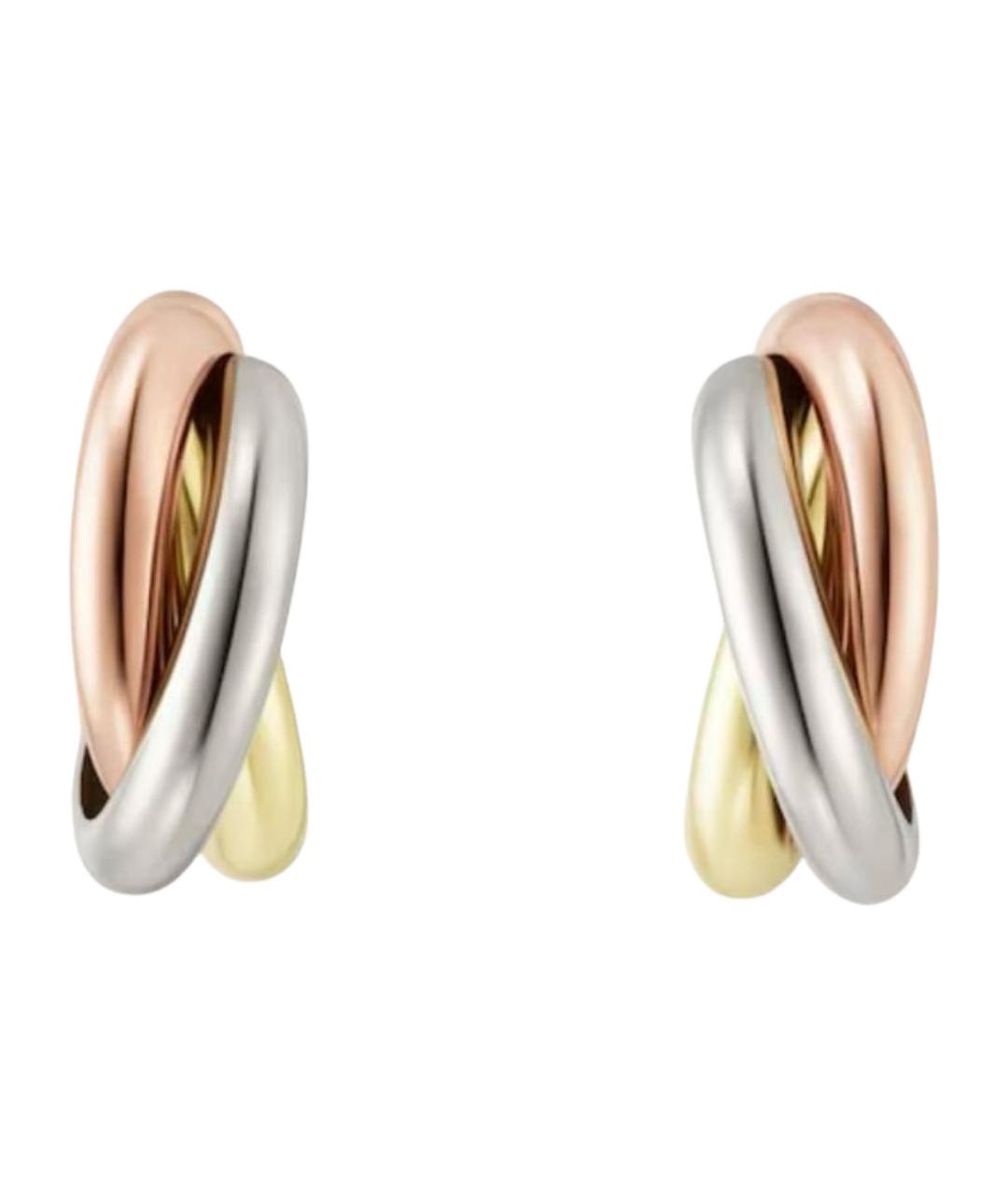 CARTIER Золотые серьги из желтого золота, фото 1