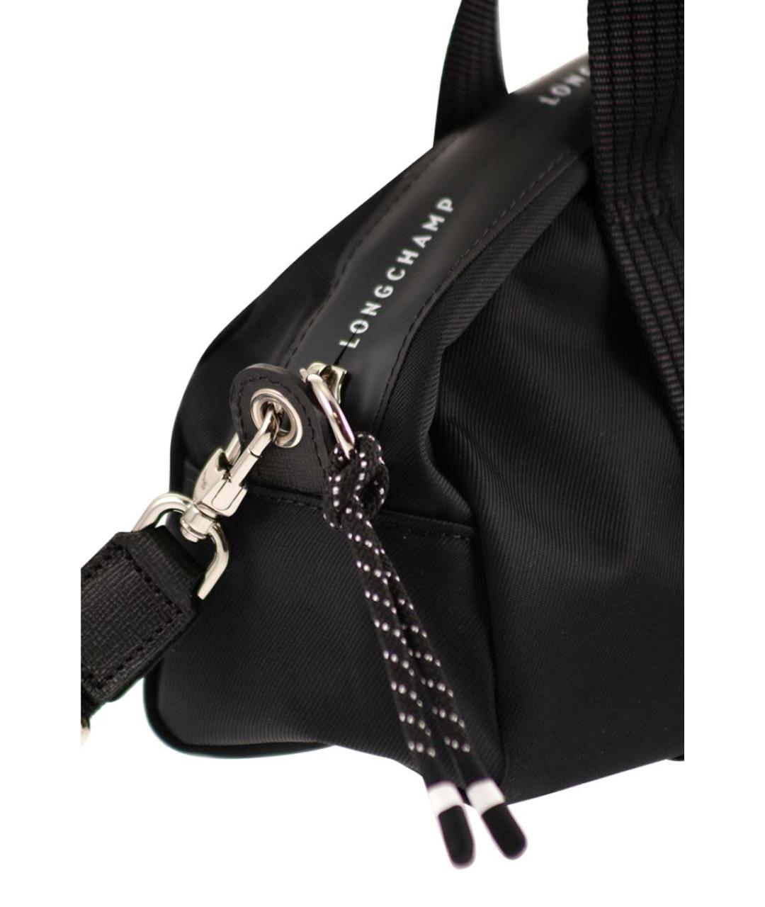 LONGCHAMP Черная синтетическая сумка на плечо, фото 5