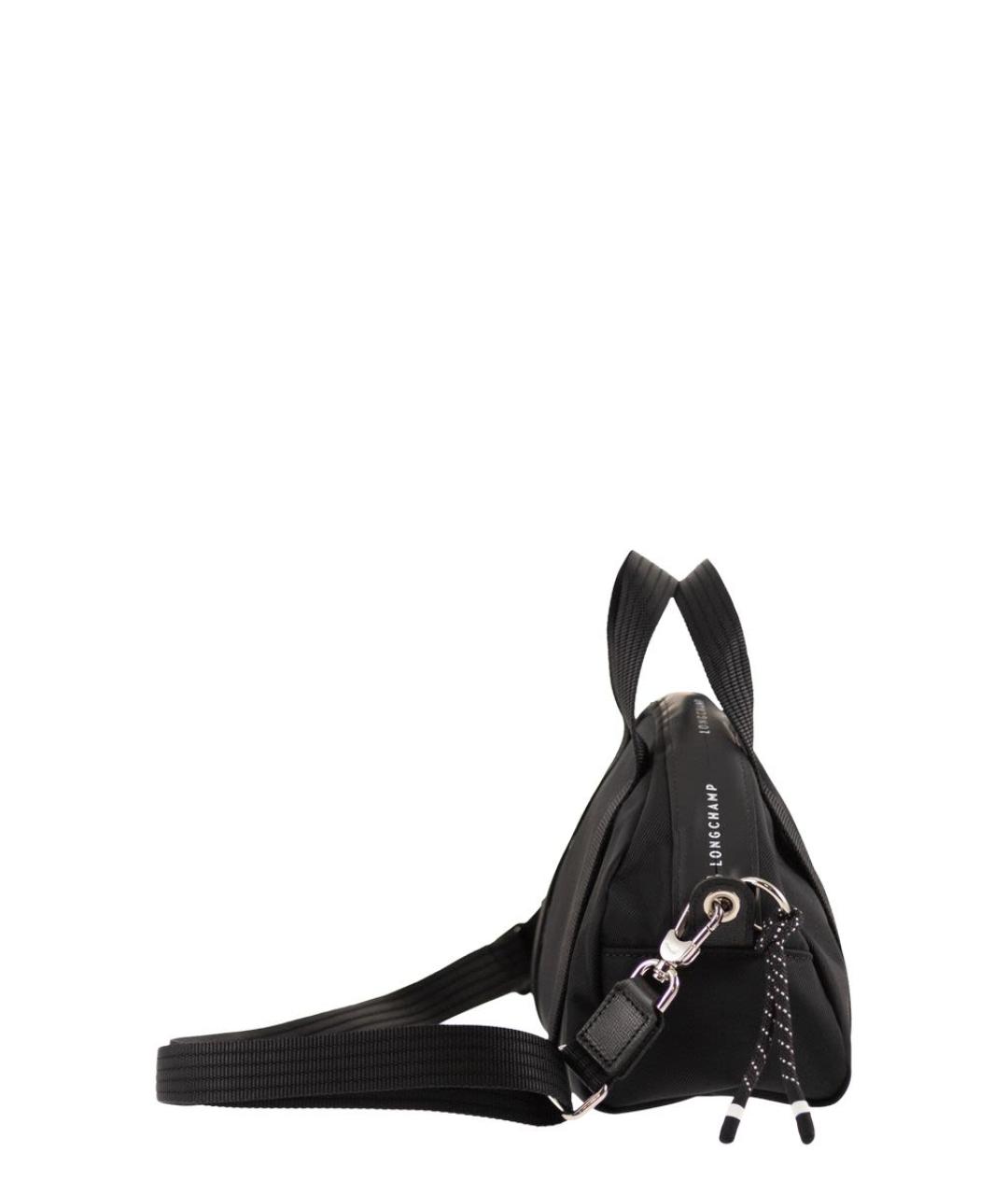 LONGCHAMP Черная синтетическая сумка на плечо, фото 3