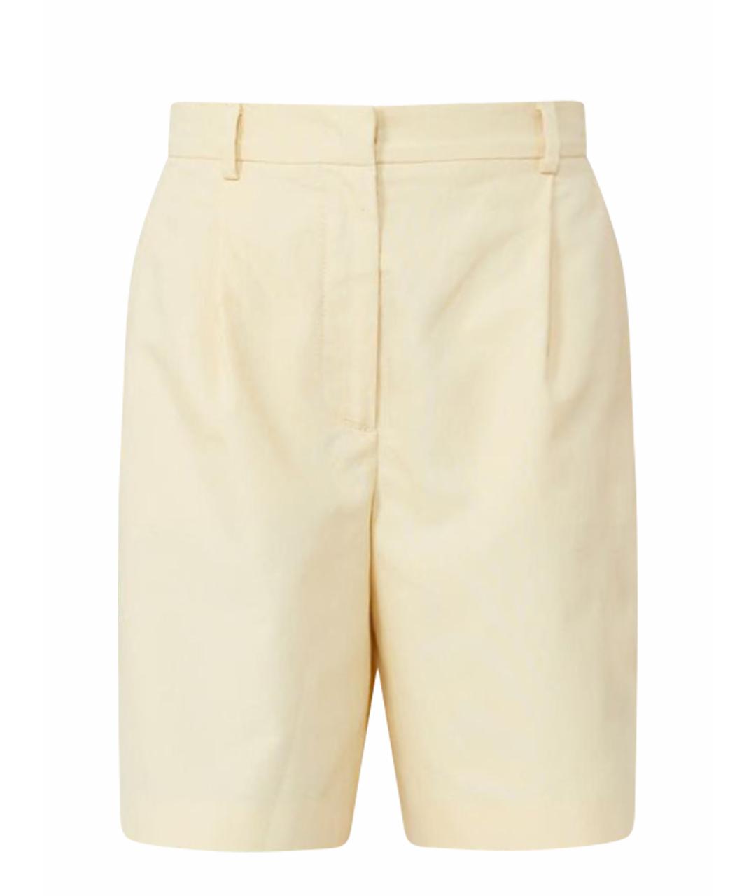 WEEKEND MAX MARA Бежевые хлопковые шорты, фото 1
