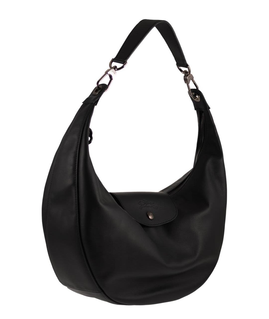 LONGCHAMP Черная сумка через плечо, фото 4