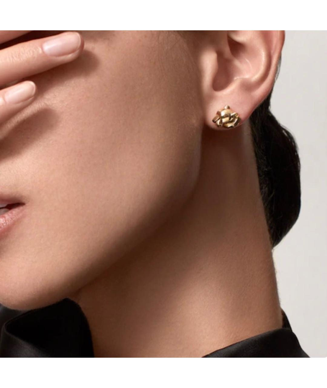 CARTIER Золотые серьги из желтого золота, фото 2