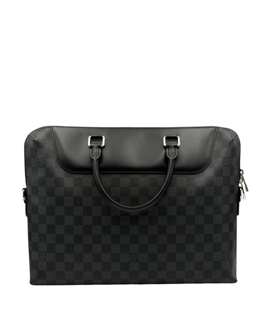 LOUIS VUITTON Антрацитовый портфель, фото 1