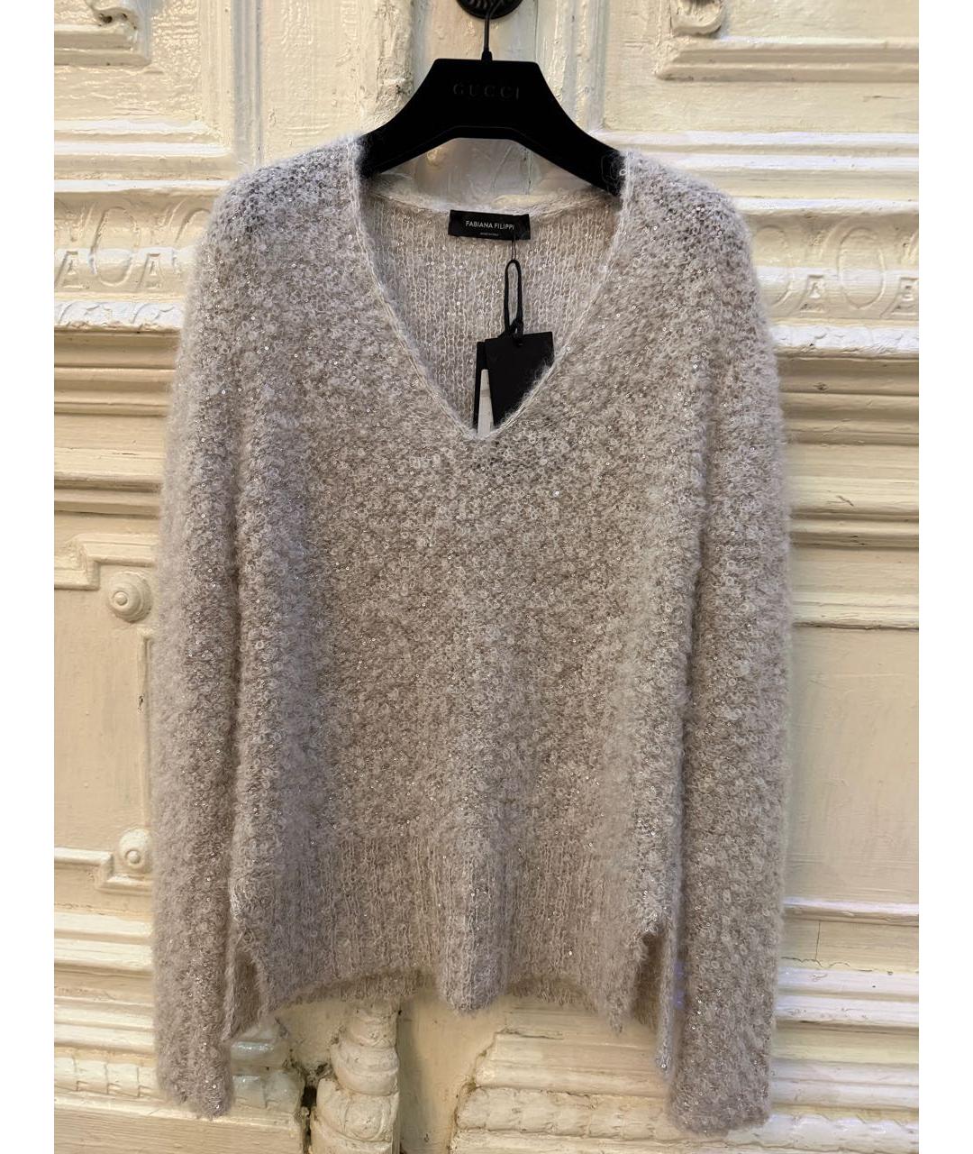 FABIANA FILIPPI Серебрянный джемпер / свитер, фото 3