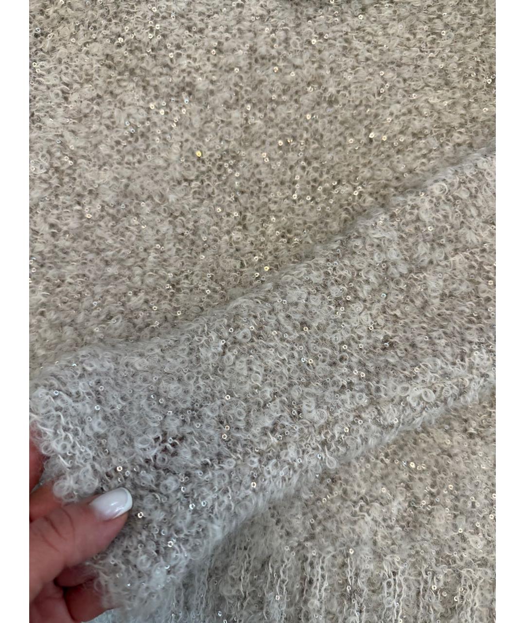 FABIANA FILIPPI Серебрянный джемпер / свитер, фото 5