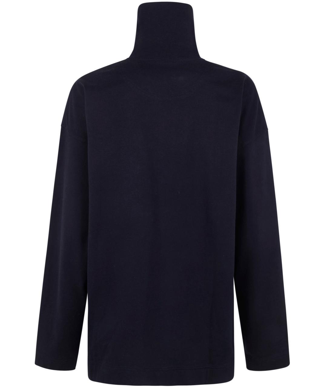 PHOEBE PHILO Черный хлопковый джемпер / свитер, фото 2