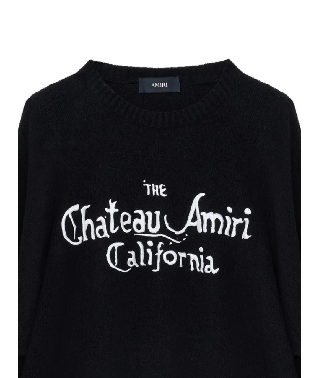 AMIRI Черный хлопковый джемпер / свитер, фото 2