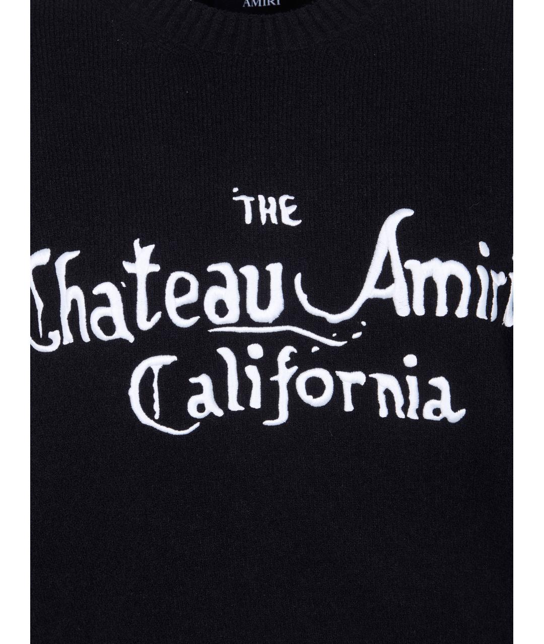 AMIRI Черный хлопковый джемпер / свитер, фото 5