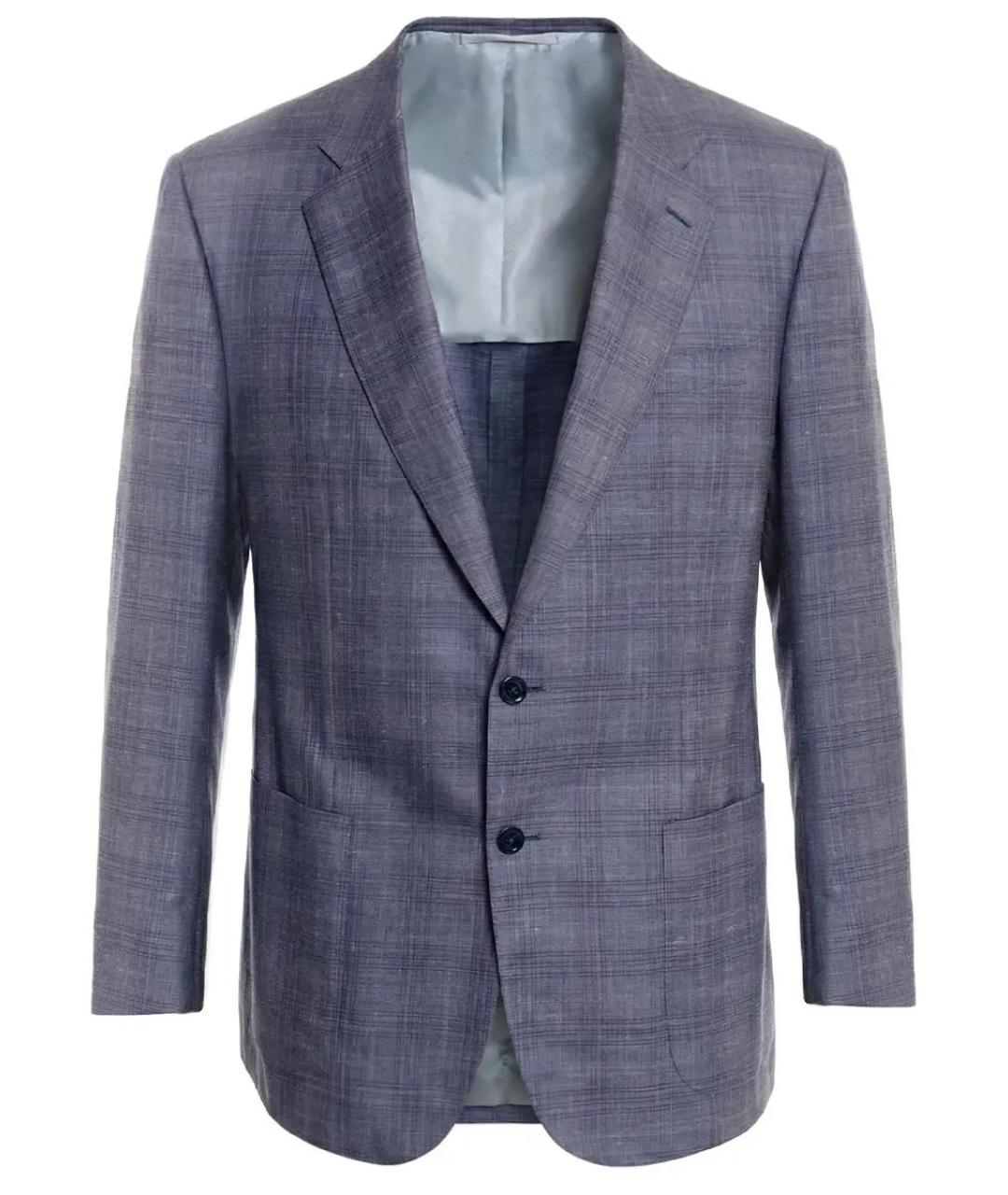 STEFANO RICCI Синий кашемировый пиджак, фото 1