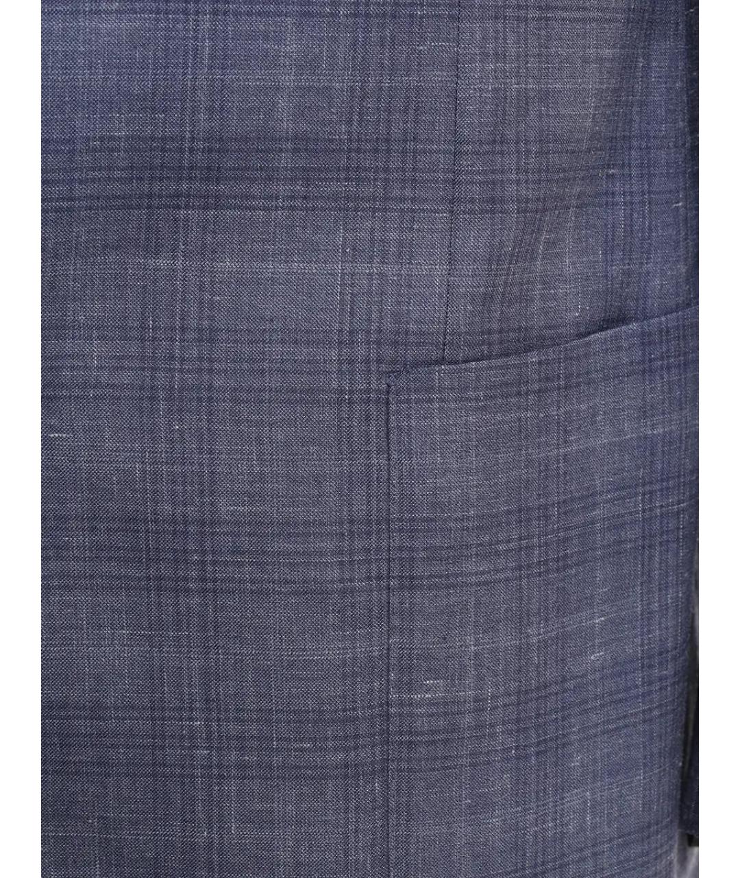 STEFANO RICCI Синий кашемировый пиджак, фото 2