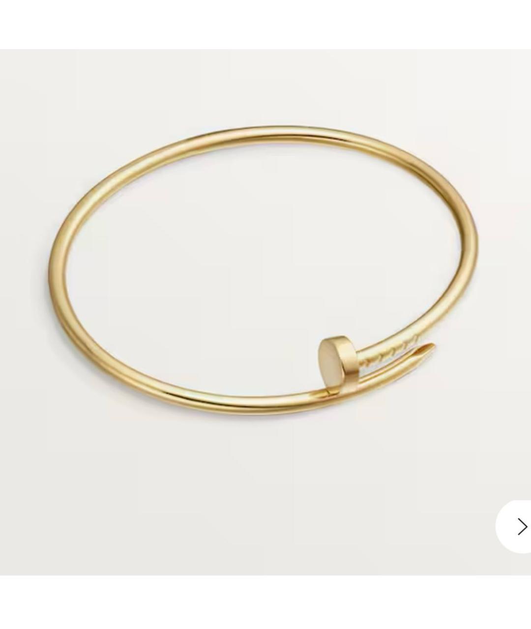 CARTIER Золотой браслет из желтого золота, фото 4