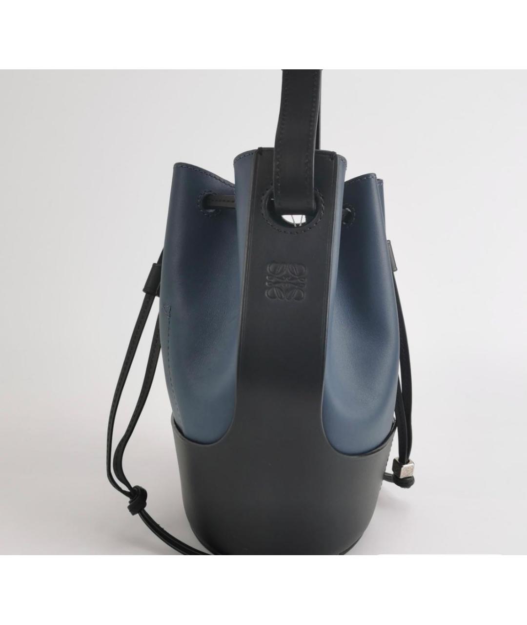 LOEWE Синяя кожаная сумка через плечо, фото 2