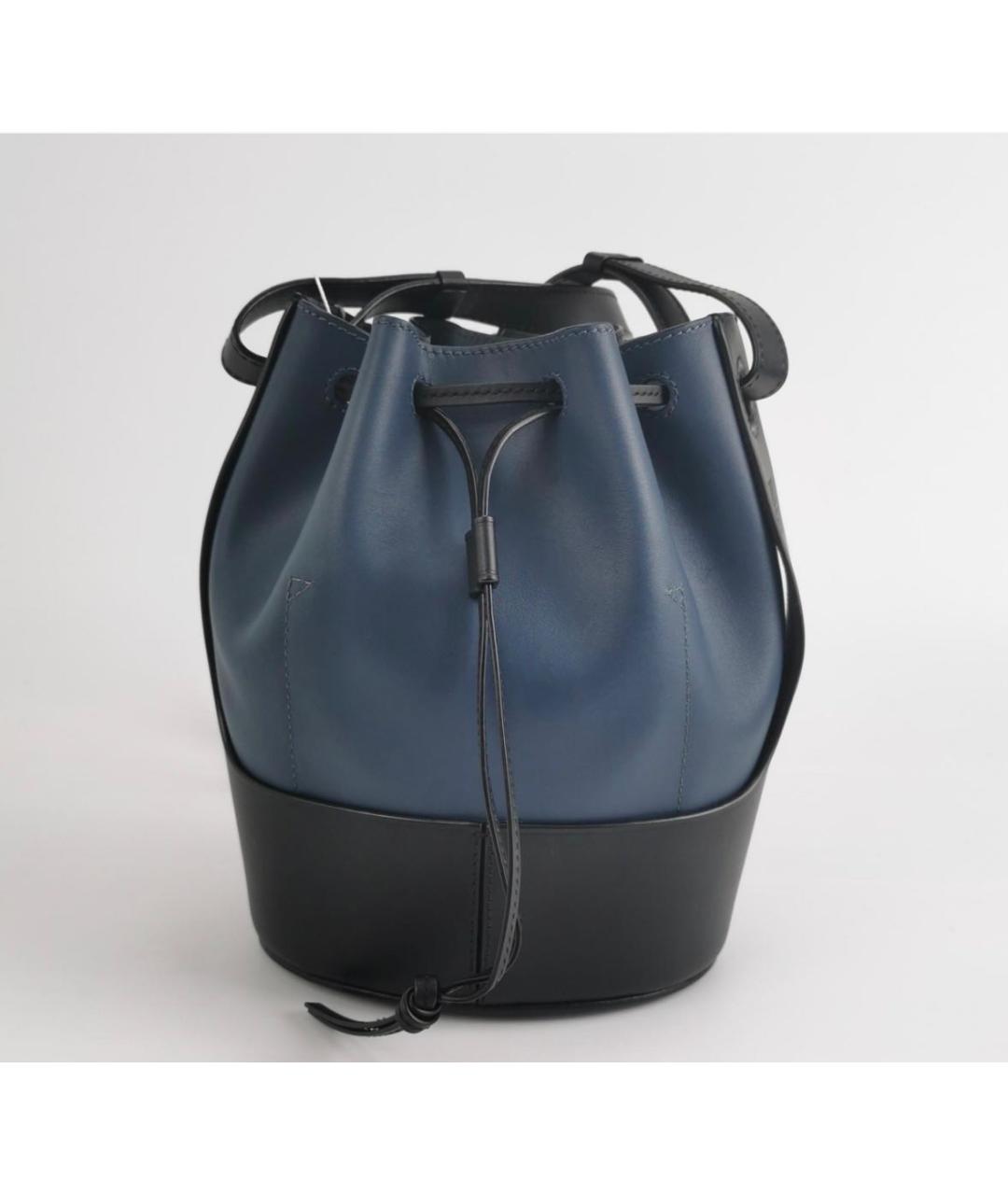 LOEWE Синяя кожаная сумка через плечо, фото 3