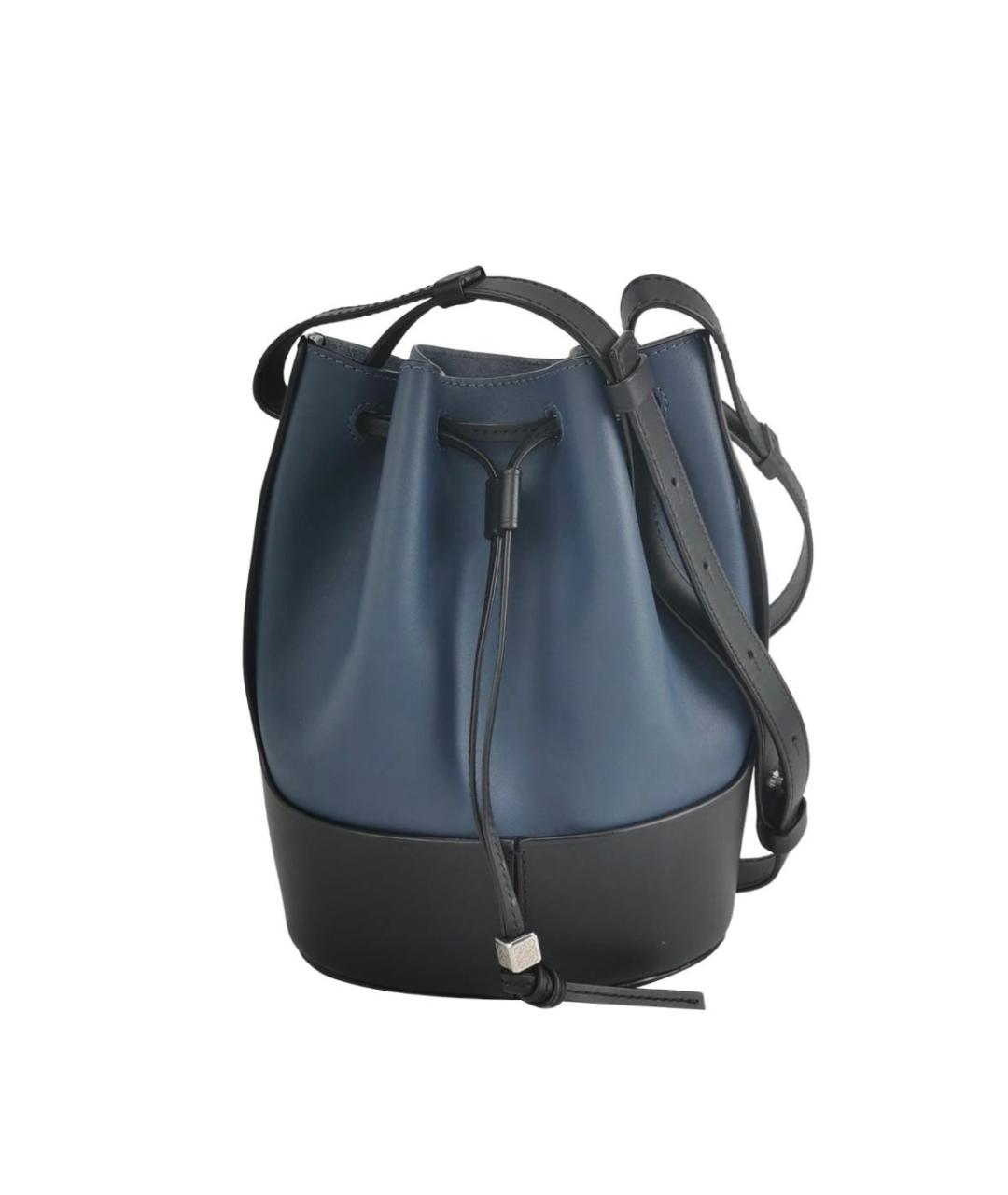 LOEWE Синяя кожаная сумка через плечо, фото 9