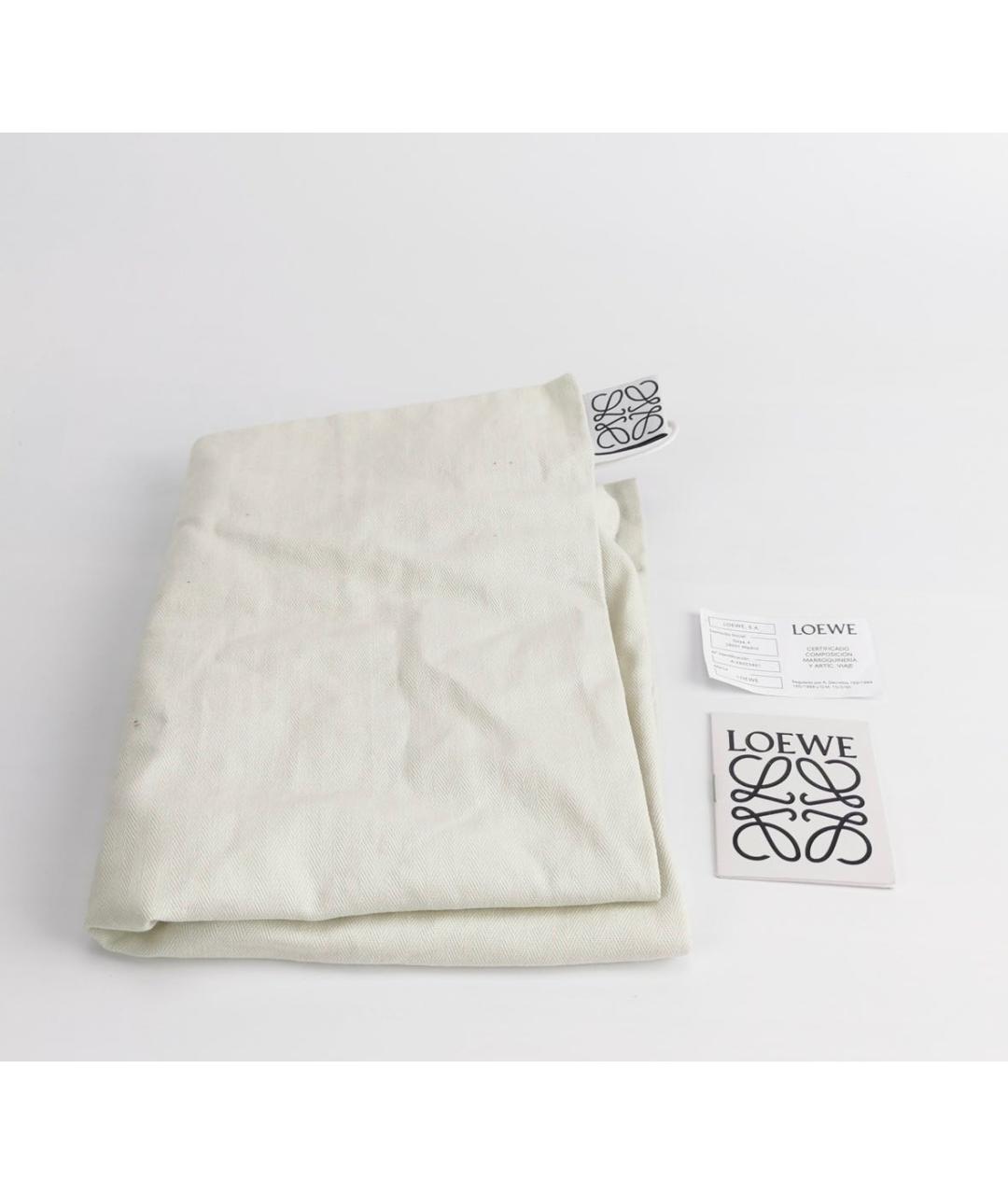 LOEWE Синяя кожаная сумка через плечо, фото 6