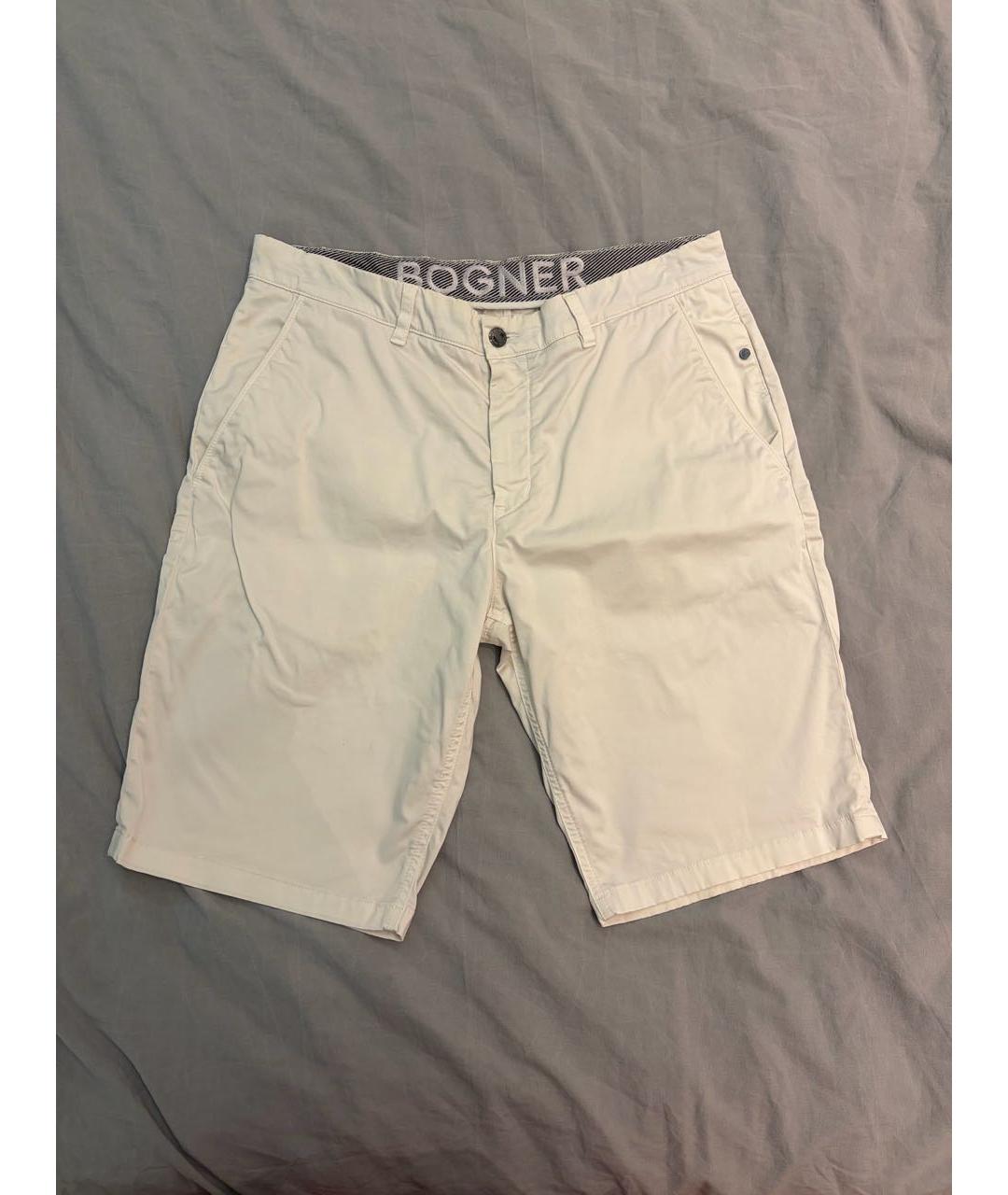 BOGNER Бежевые хлопковые шорты, фото 6