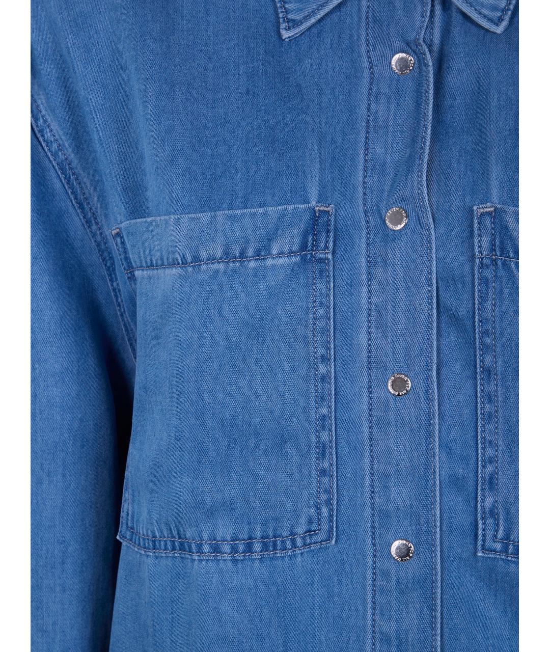 7 FOR ALL MANKIND Синяя рубашка, фото 3