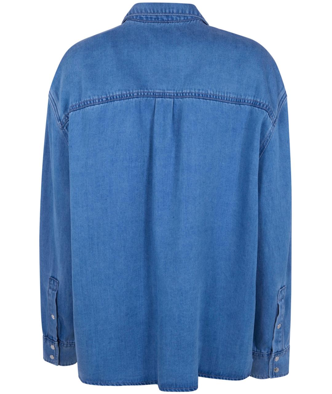 7 FOR ALL MANKIND Синяя рубашка, фото 2