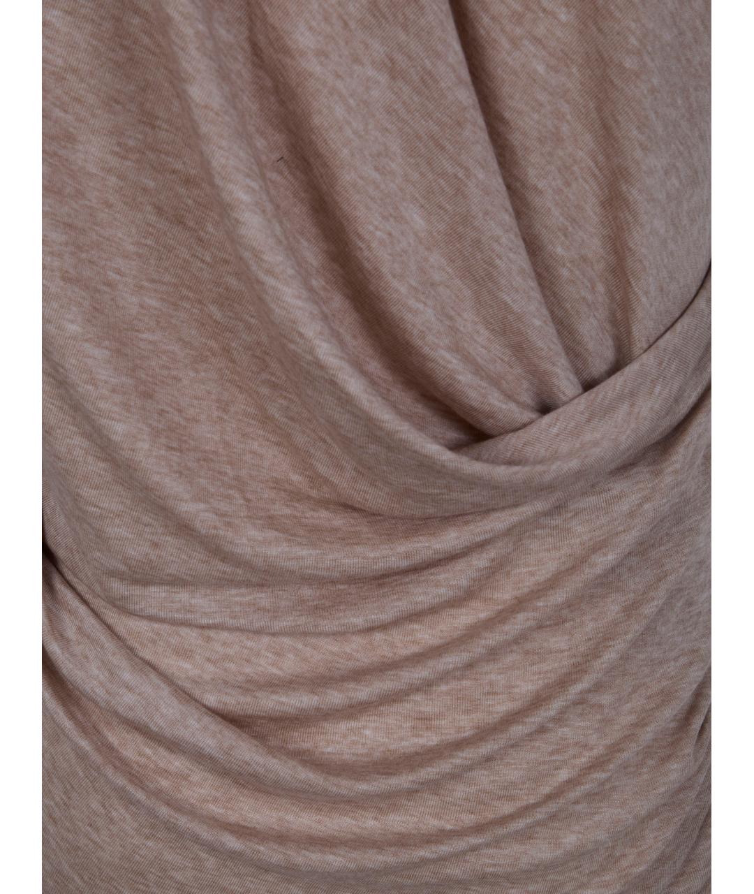 entire studios Бежевое шерстяное повседневное платье, фото 3