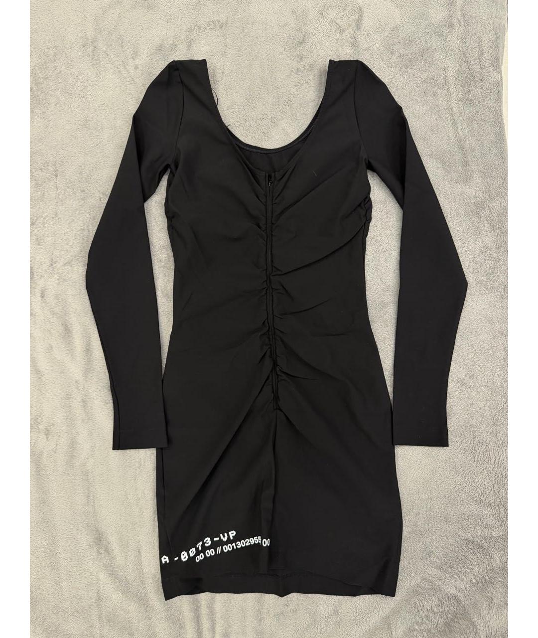 DOLCE&GABBANA Черное вискозное вечернее платье, фото 2