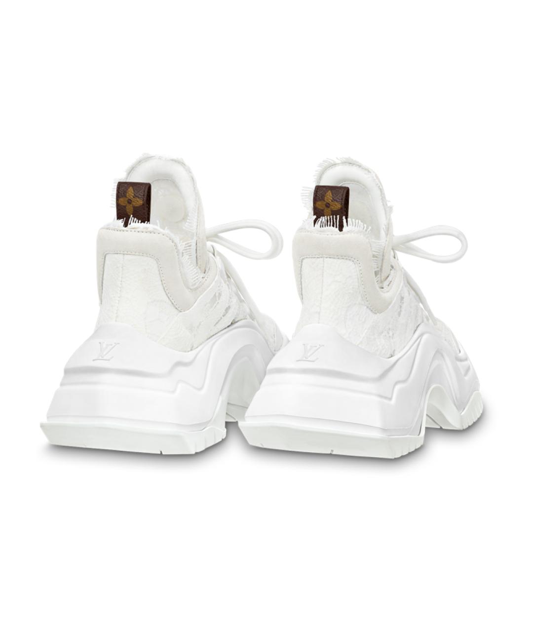 LOUIS VUITTON Белые кроссовки, фото 3
