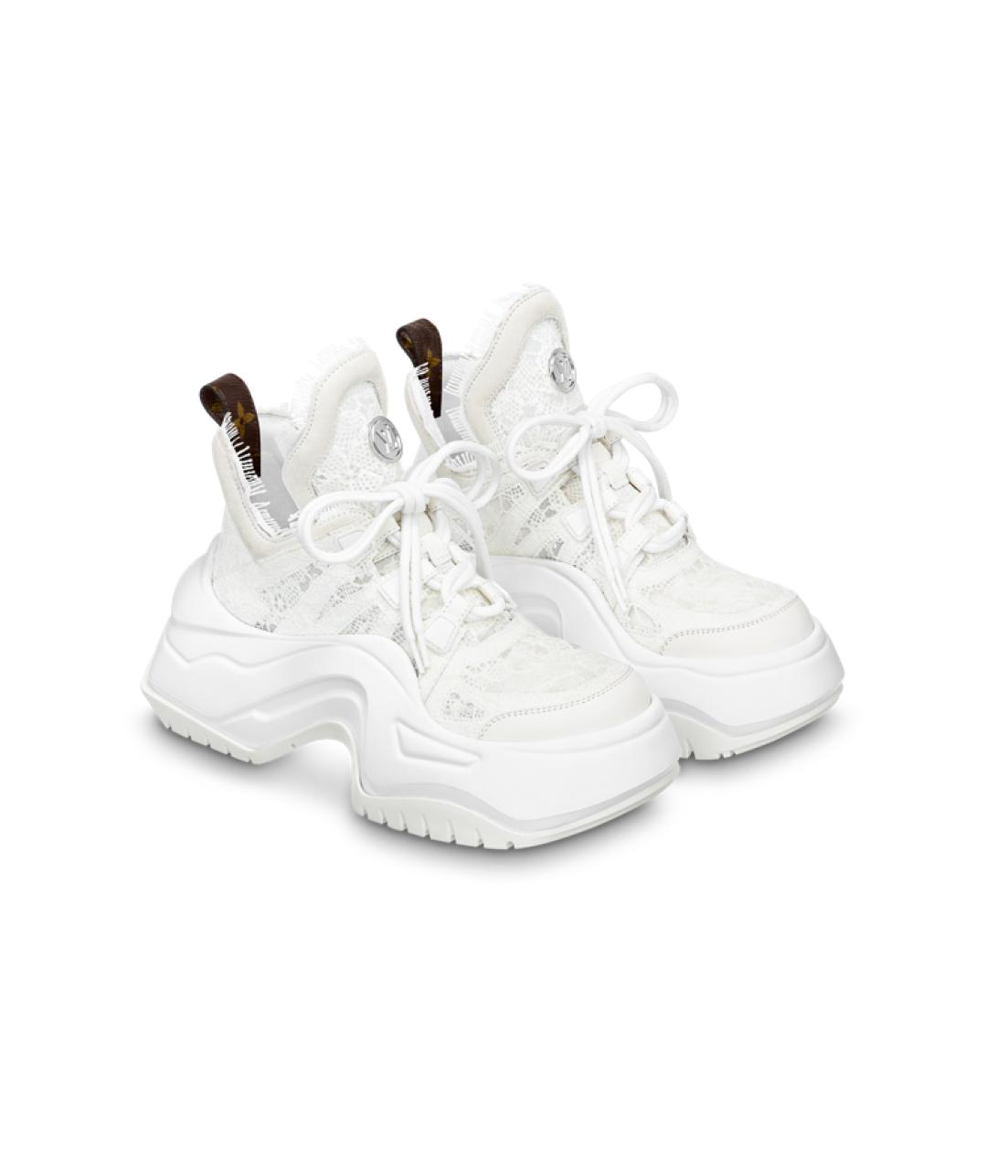 LOUIS VUITTON Белые кроссовки, фото 2