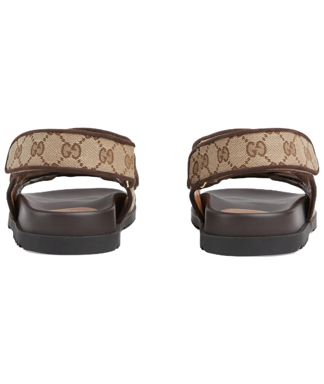 GUCCI Коричневые сандалии, фото 4
