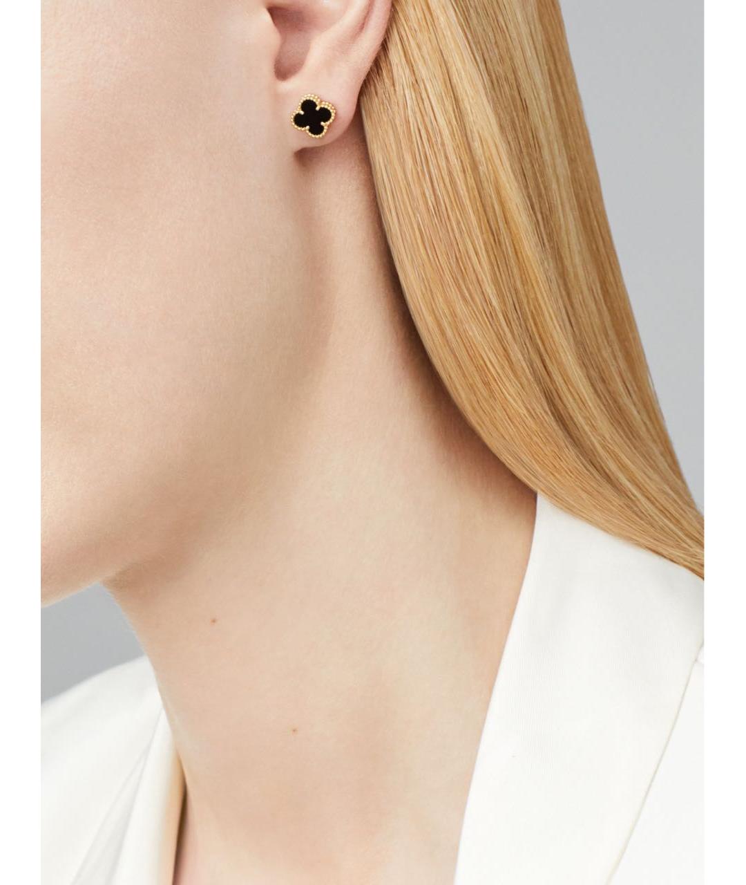 VAN CLEEF & ARPELS Золотые серьги из желтого золота, фото 4