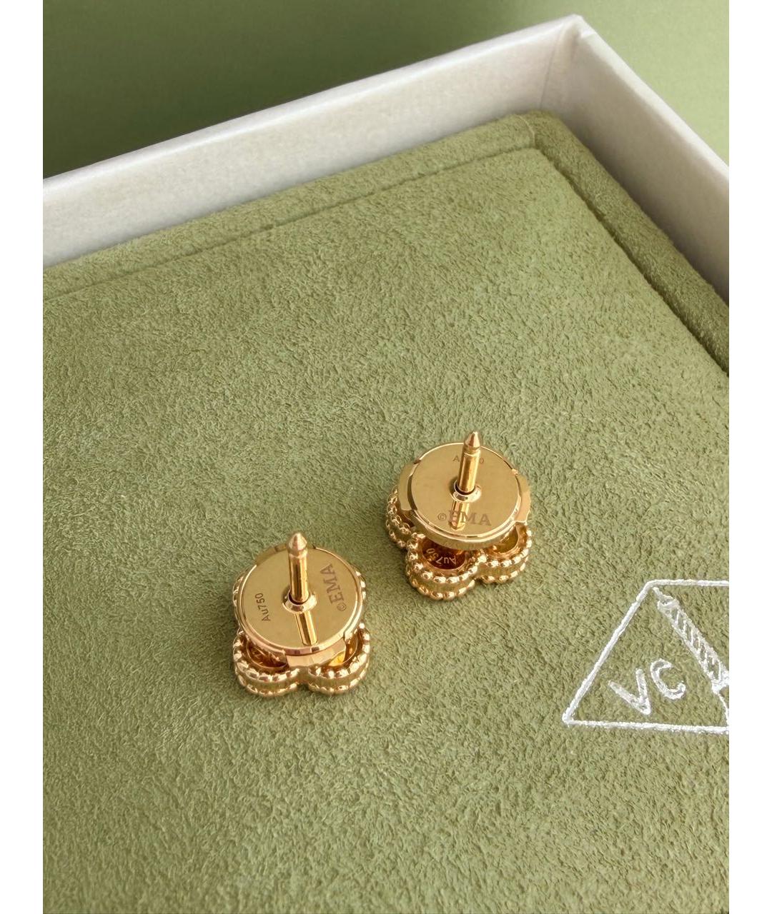 VAN CLEEF & ARPELS Золотые серьги из желтого золота, фото 3