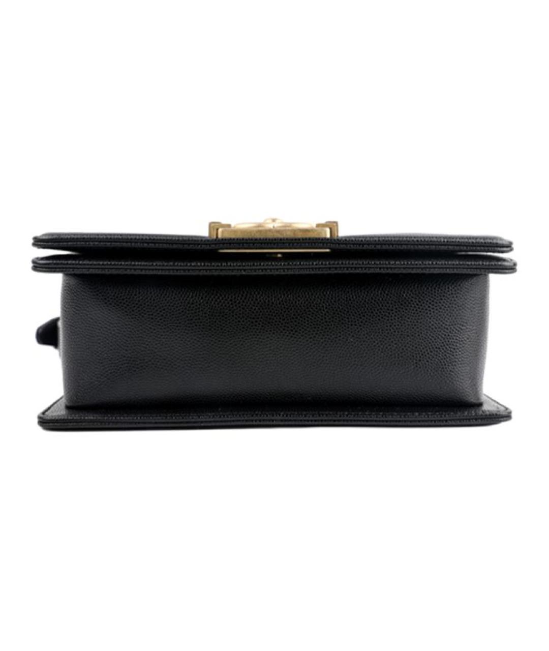 CHANEL Черная кожаная сумка через плечо, фото 4