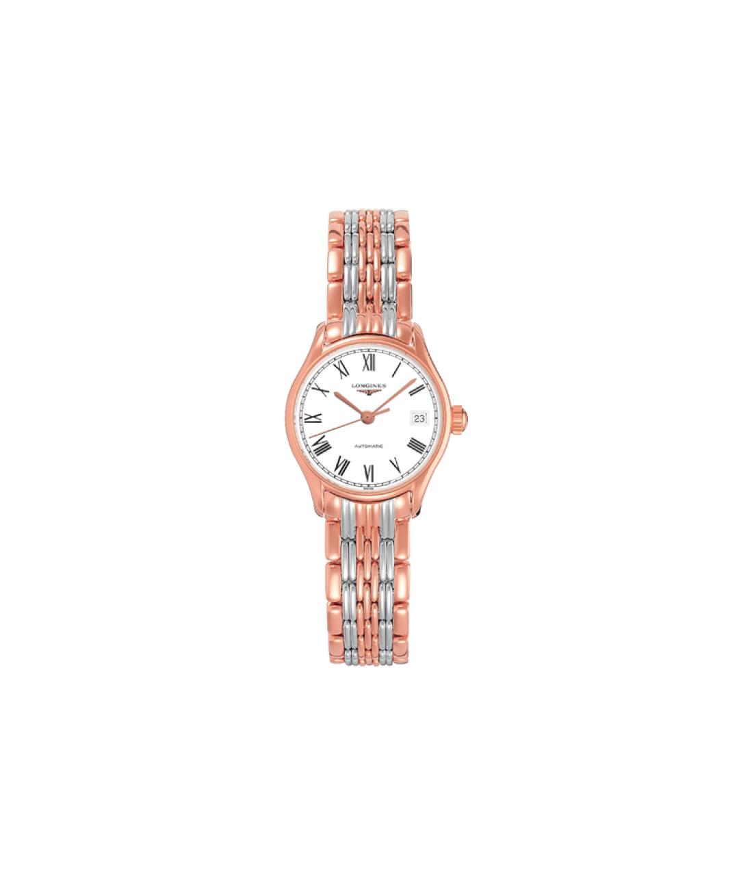 LONGINES Белые стальные часы, фото 1