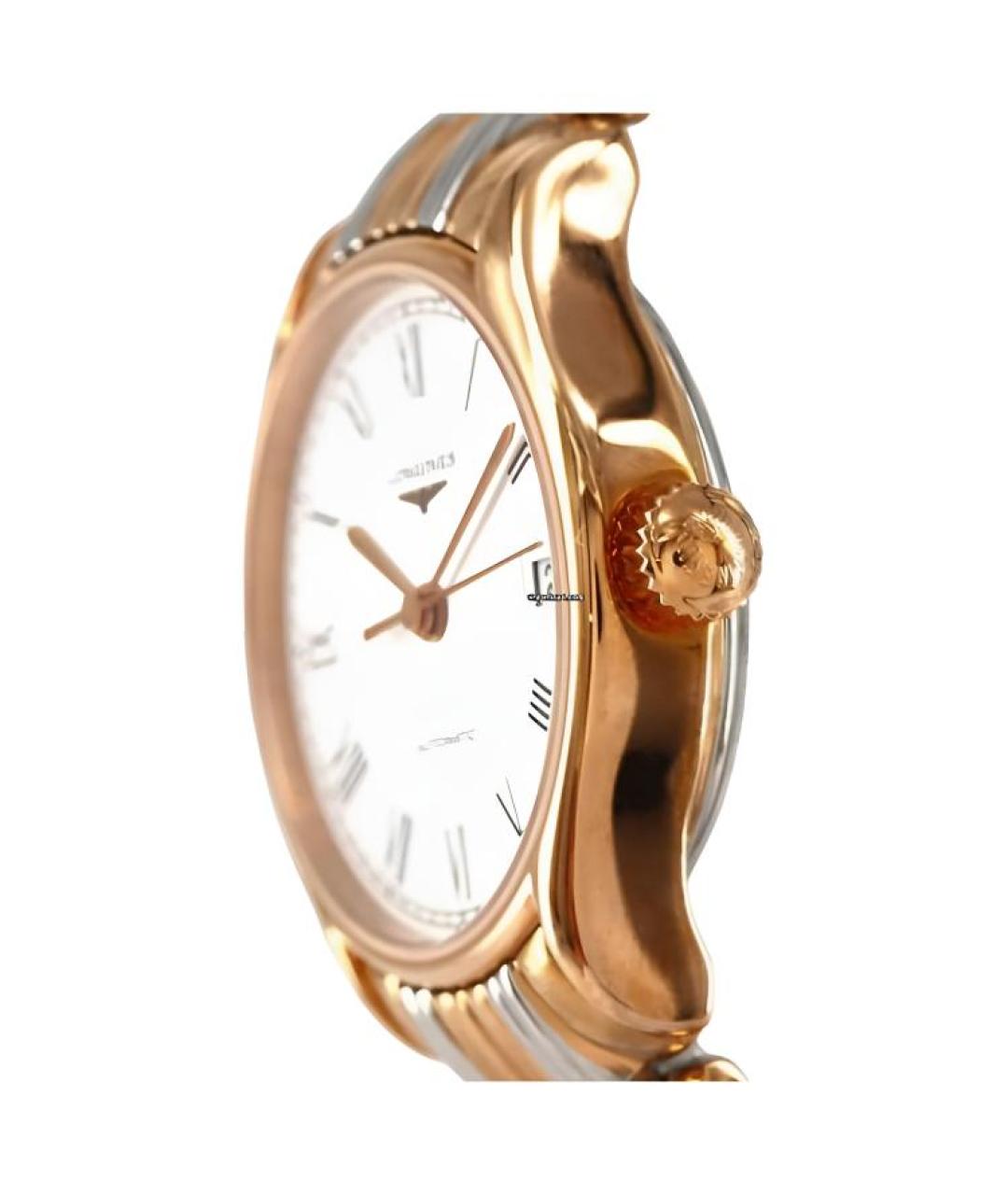 LONGINES Белые стальные часы, фото 5