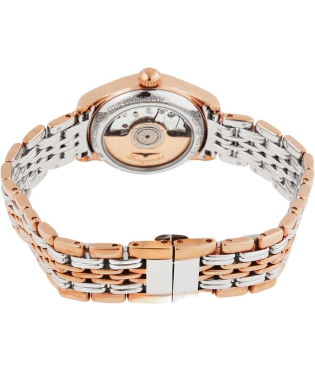 LONGINES Белые стальные часы, фото 4