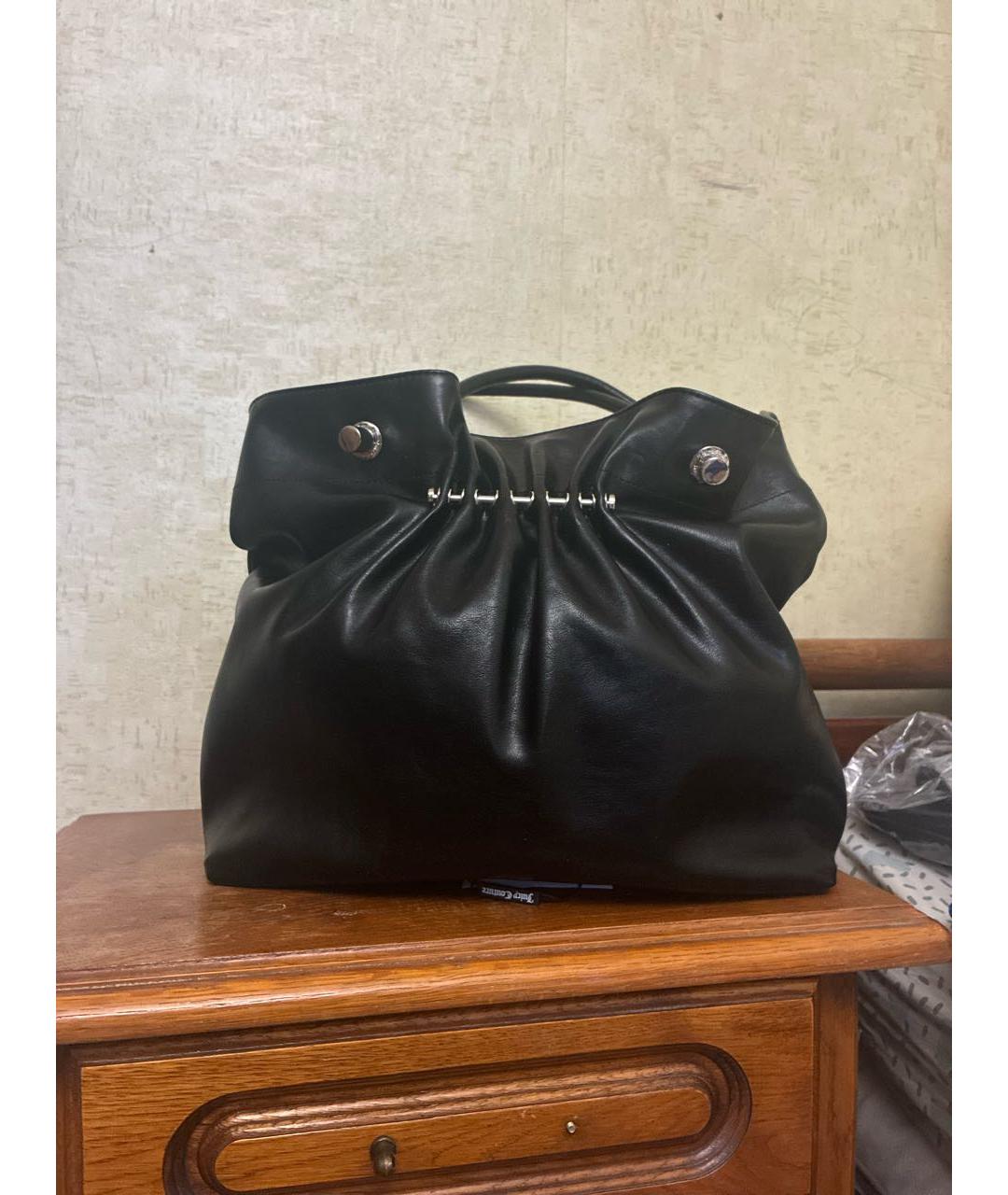 JUICY COUTURE Черная сумка с короткими ручками из искусственной кожи, фото 5