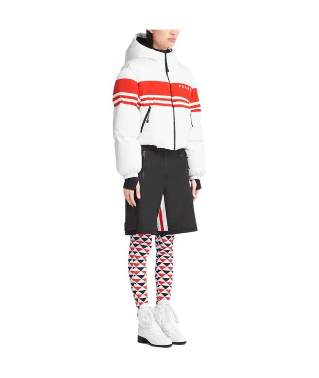 PRADA Белая полиамидовая куртка, фото 4