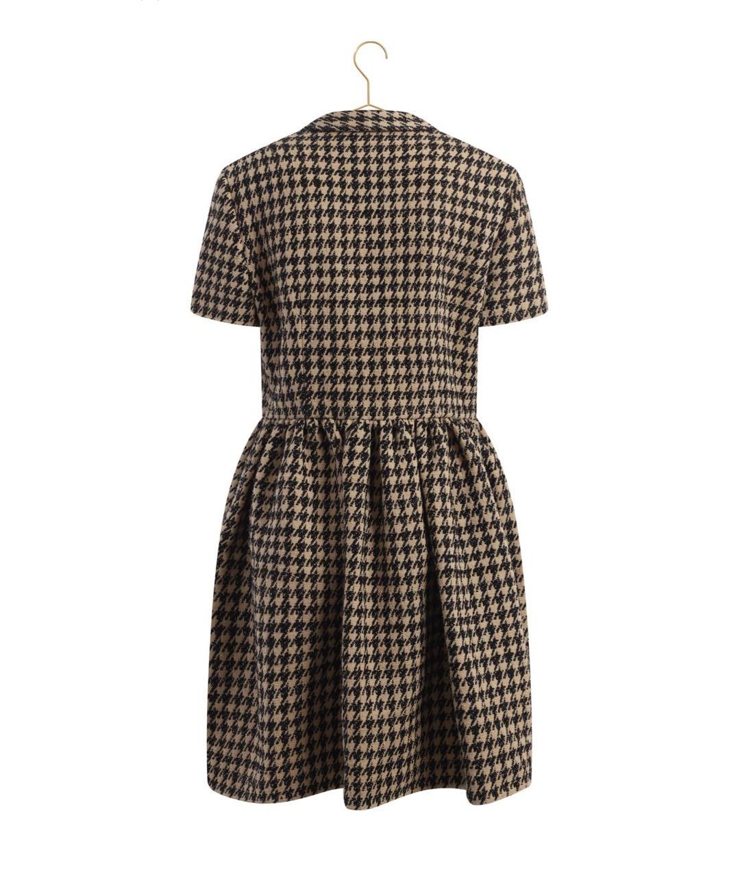 CHRISTIAN DIOR Коричневое повседневное платье, фото 2