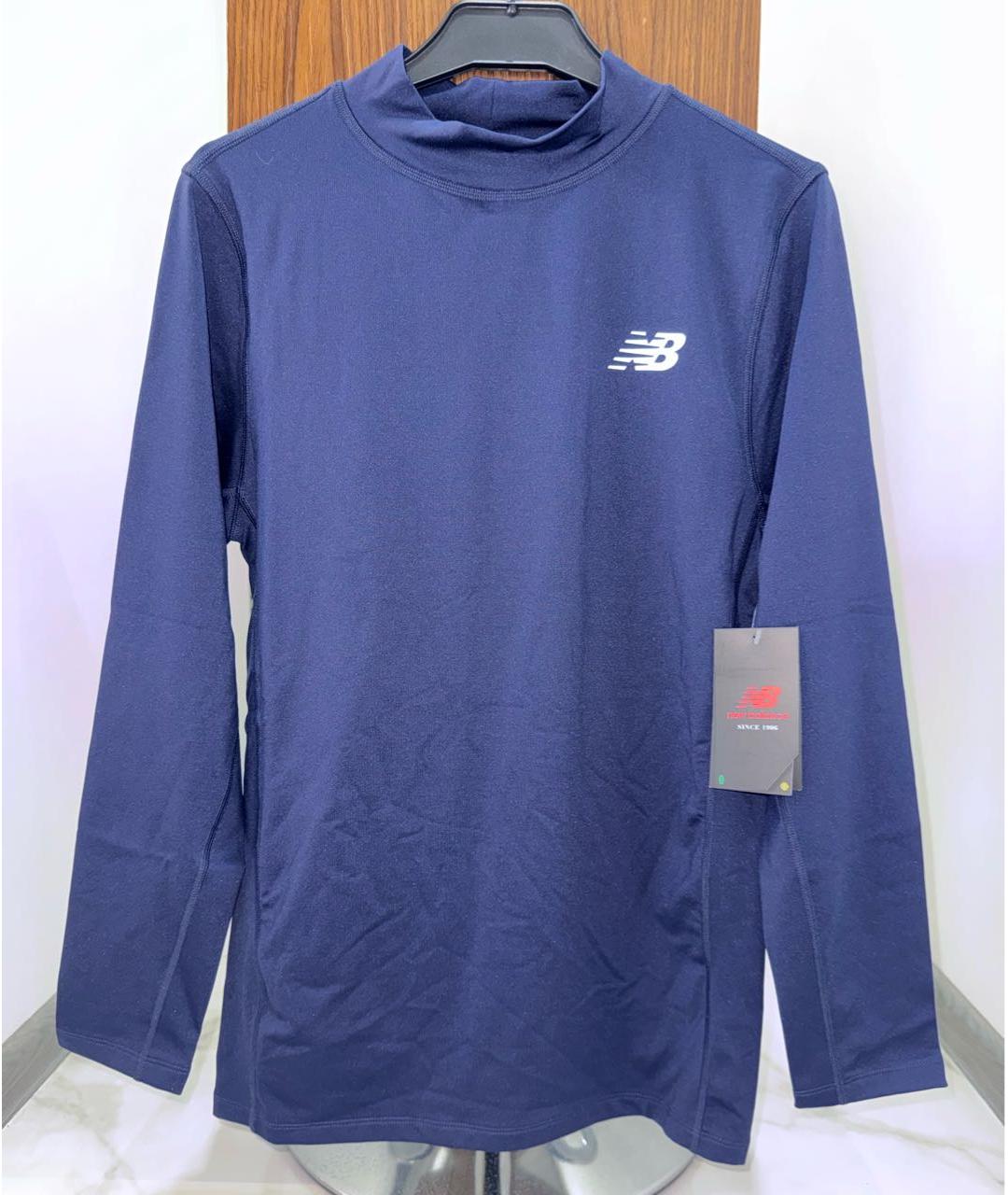 NEW BALANCE Темно-синяя полиэстеровая водолазка, фото 9