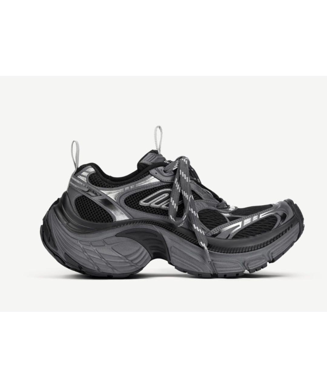 BALENCIAGA Серые текстильные кроссовки, фото 6