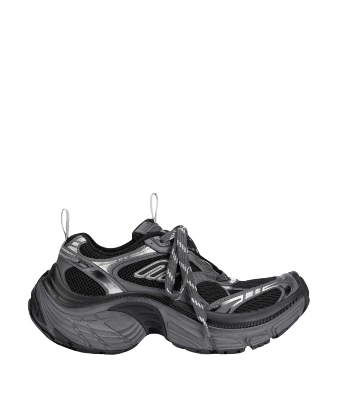 BALENCIAGA Серые текстильные кроссовки, фото 1