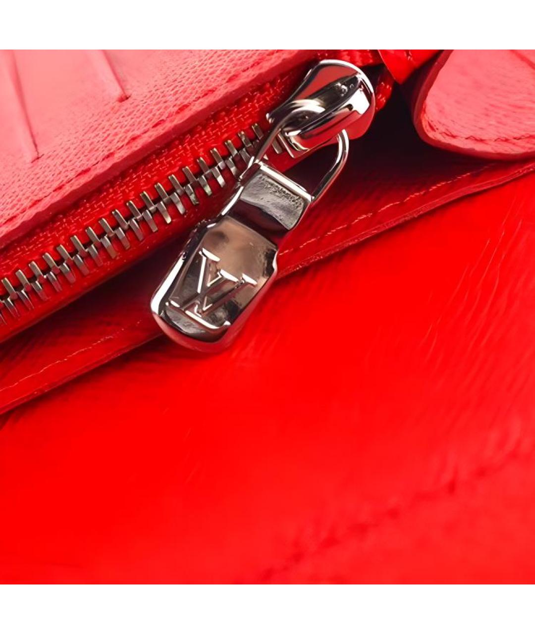 LOUIS VUITTON Красный кожаный кошелек, фото 5