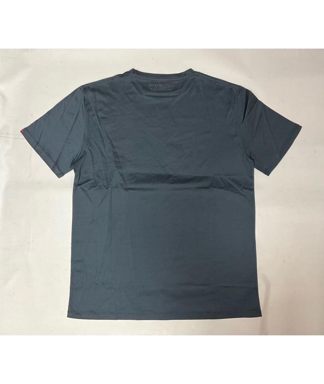STEFANO RICCI Серая хлопковая футболка, фото 8