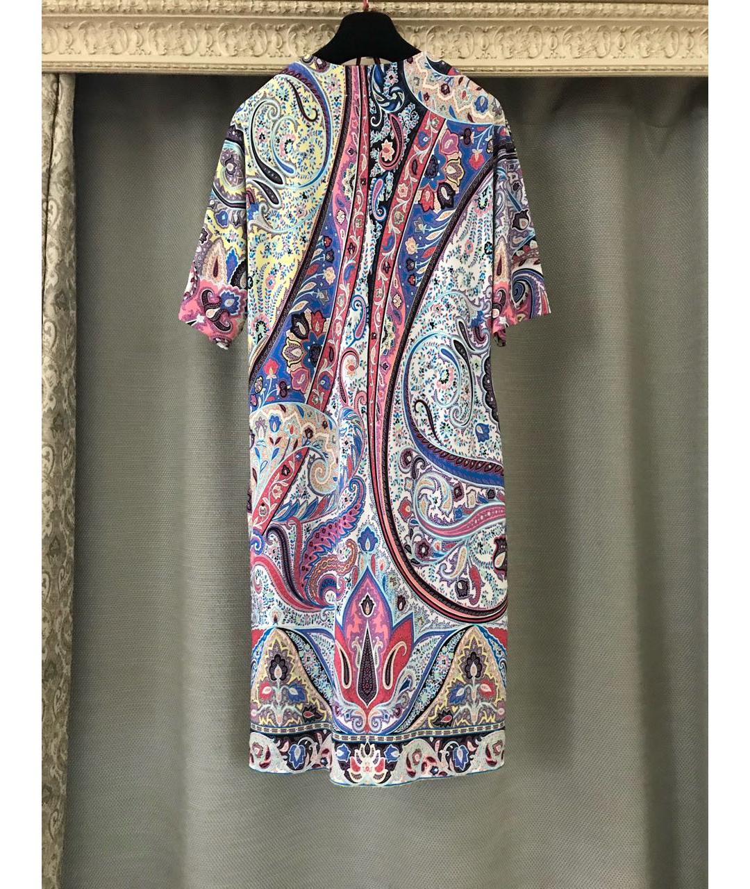 ETRO Мульти хлопковое повседневное платье, фото 7