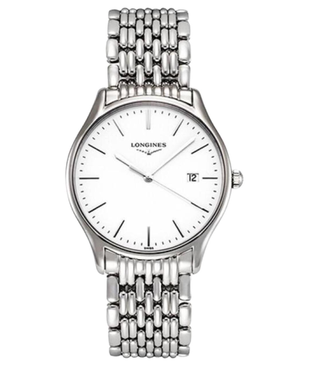 LONGINES Серебряные стальные часы, фото 1